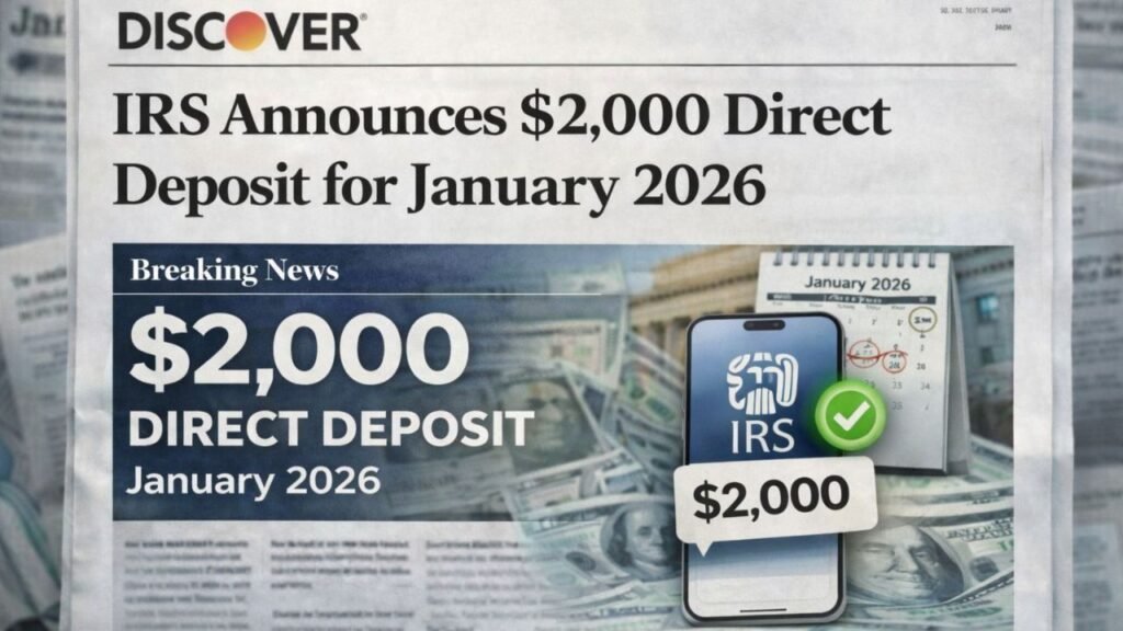 $2,000 IRS Direct Deposit in 2026: What Households Should Understand About Eligibility, Timing, and Financial Preparation